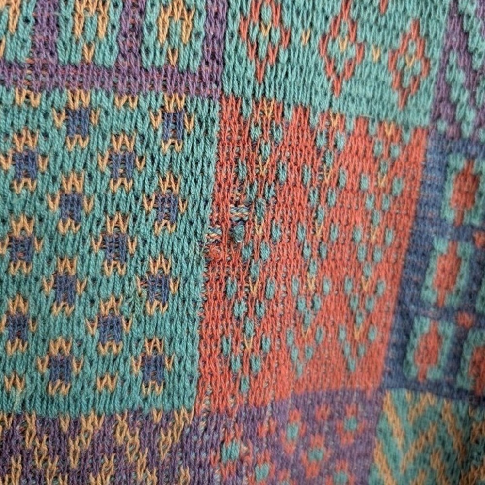 Crossings Geometric Patchwork Knit Sweater - Picture 6 of 6